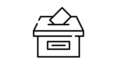 Symbolbild: Box mit Wahlscheinen