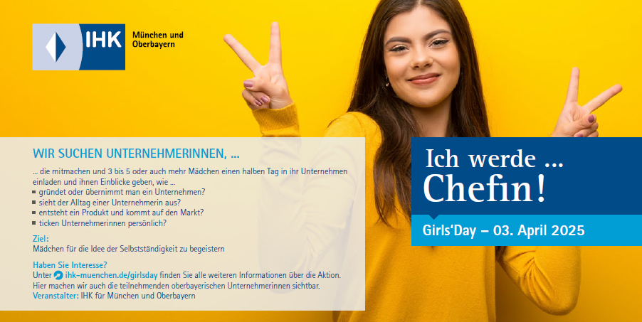 Girls’Day am 03.04.2025 - Gastgeberin gesucht! 