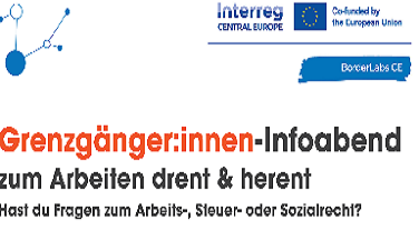 Infoabend für Grenzgängerinnen und Grenzgänger rund um das Thema Arbeiten drent & herent 